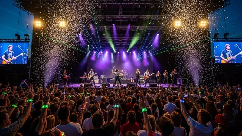 Captions for Musical Night