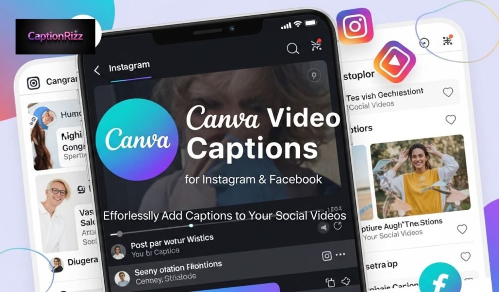 Canva Video Captions for Instagram & Facebook