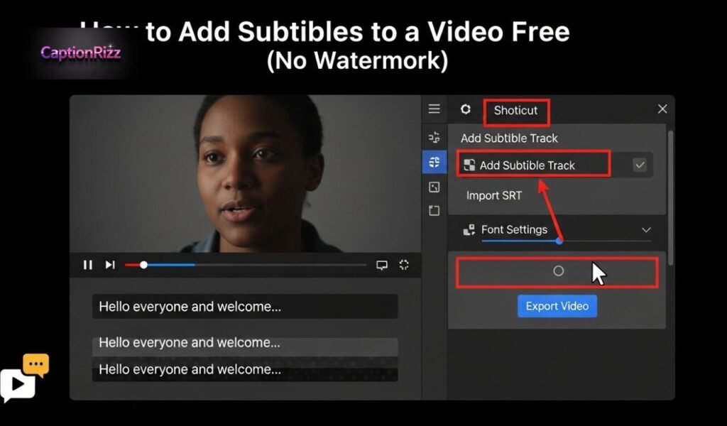How to Add Subtitles to a Video Free (No Watermark)