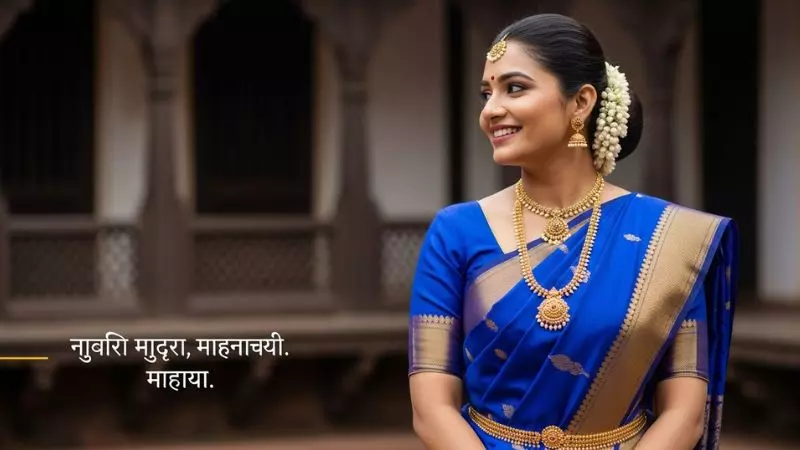 Nauvari Saree Captions in Marathi for Instagram