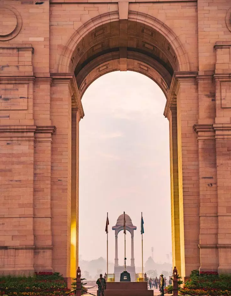 Sunset & Golden Hour India Gate Captions