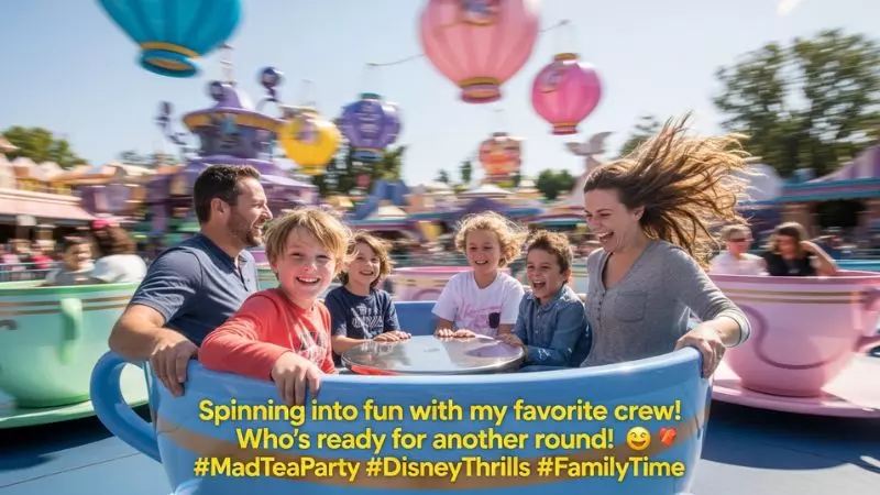 Disney Instagram Captions with Family