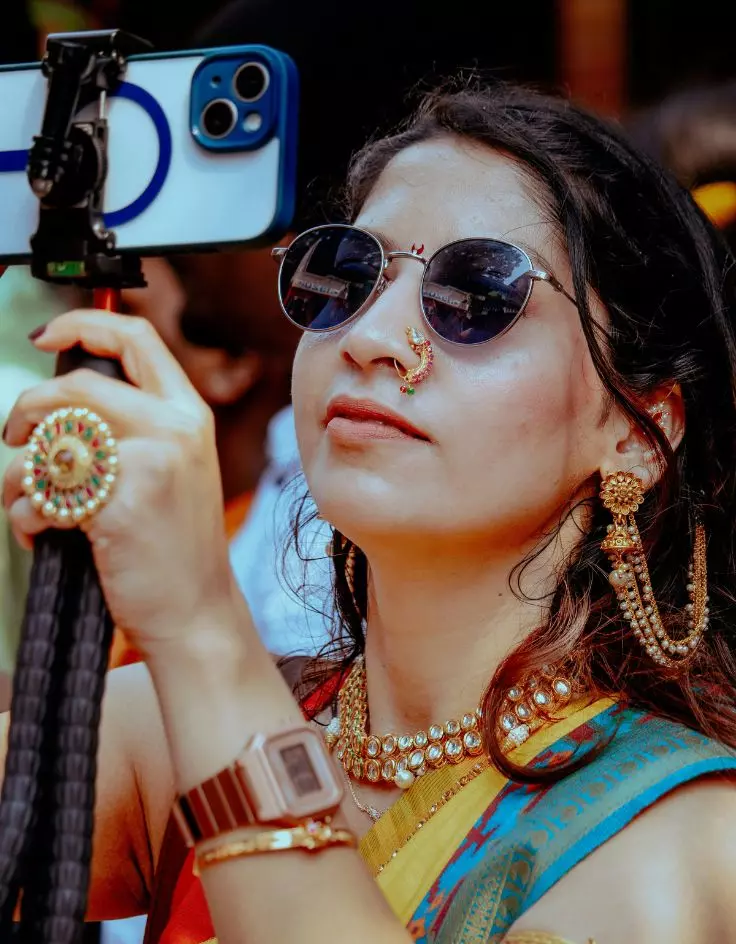 नथ Caption in Marathi for Instagram for Girl