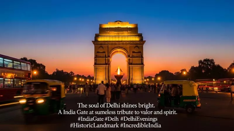 India Gate Captions for Instagram