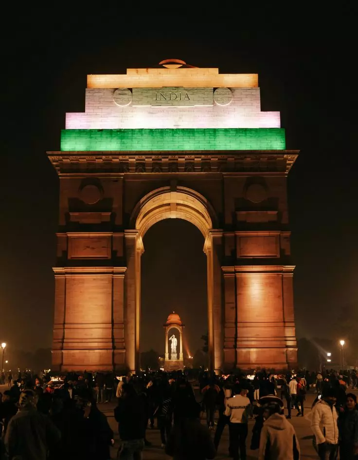India Gate Captions for Instagram Post