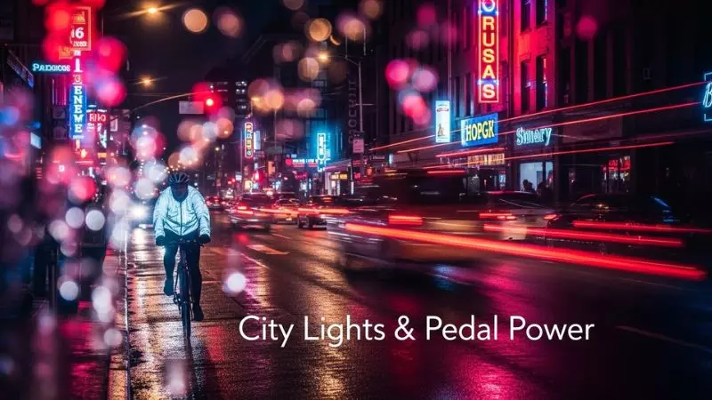 Night Ride Bike Captions