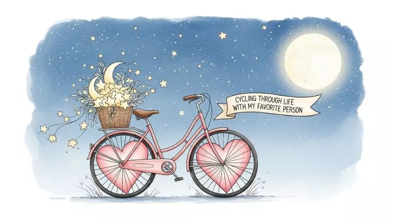 Romantic Bike Captions