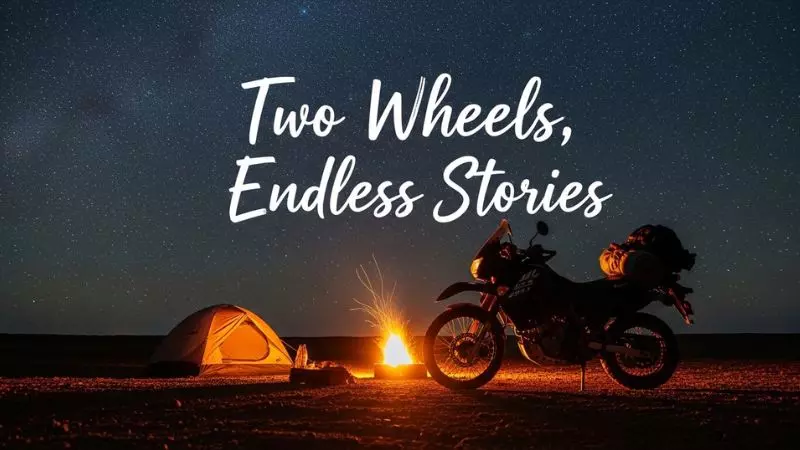 Adventure Bike Captions