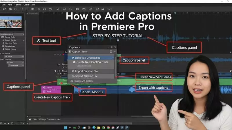How to Add Captions in Premiere Pro