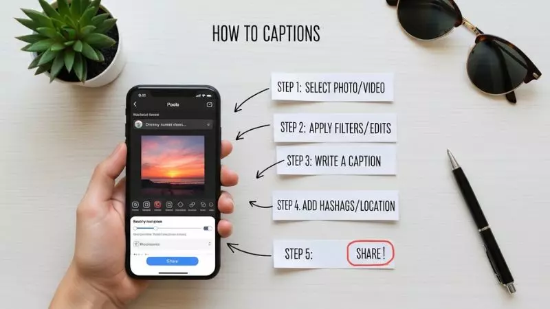 How to Post Captions on Instagram