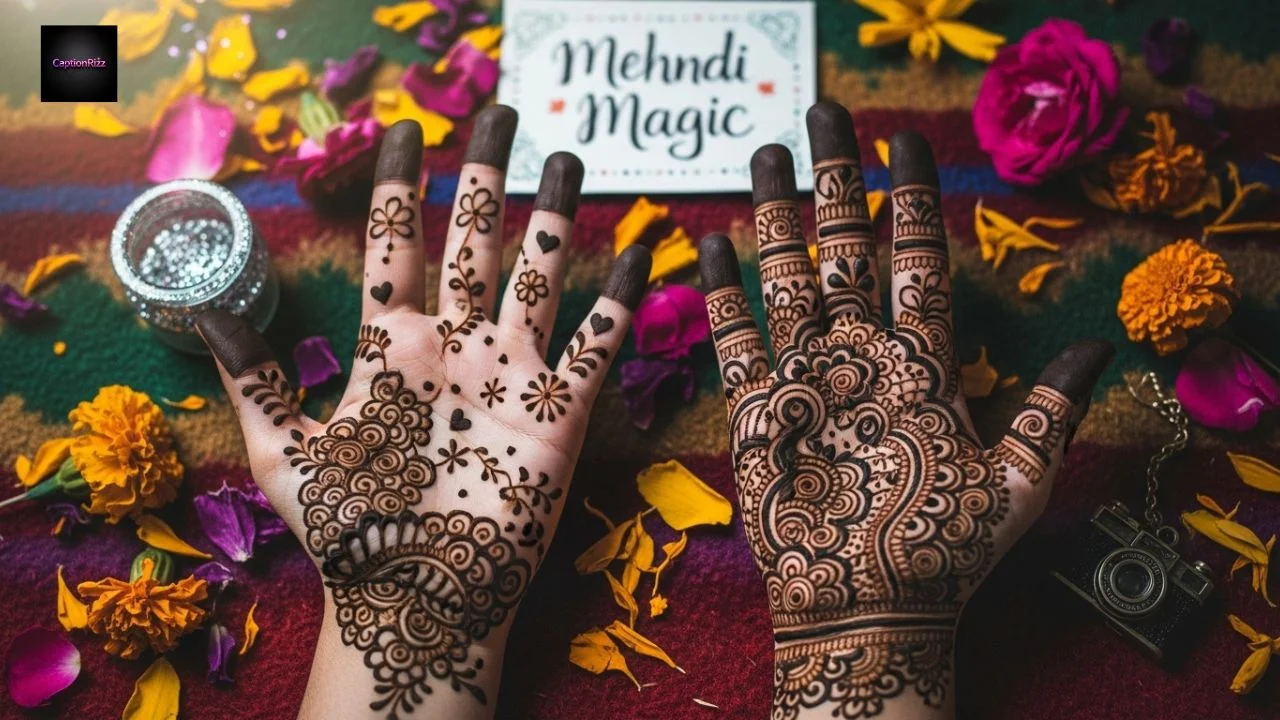 Best Mehndi Captions for Instagram Fun, Cute & Unique