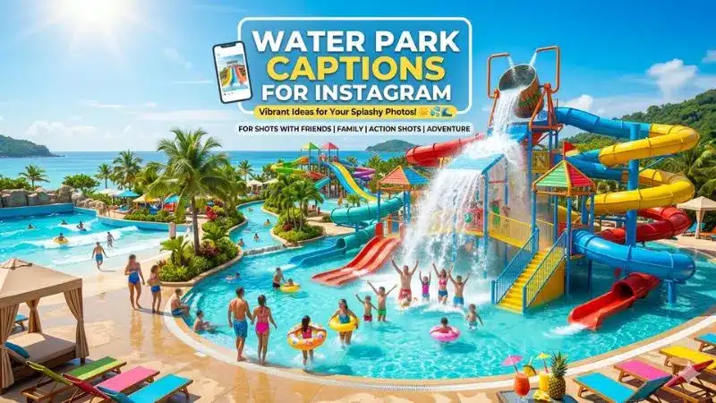 Water Park Captions for Instagram